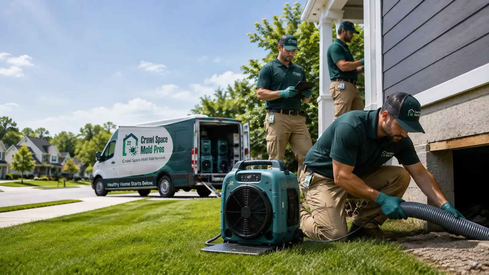 Crawl Space Mold Removal in Yankton, SD